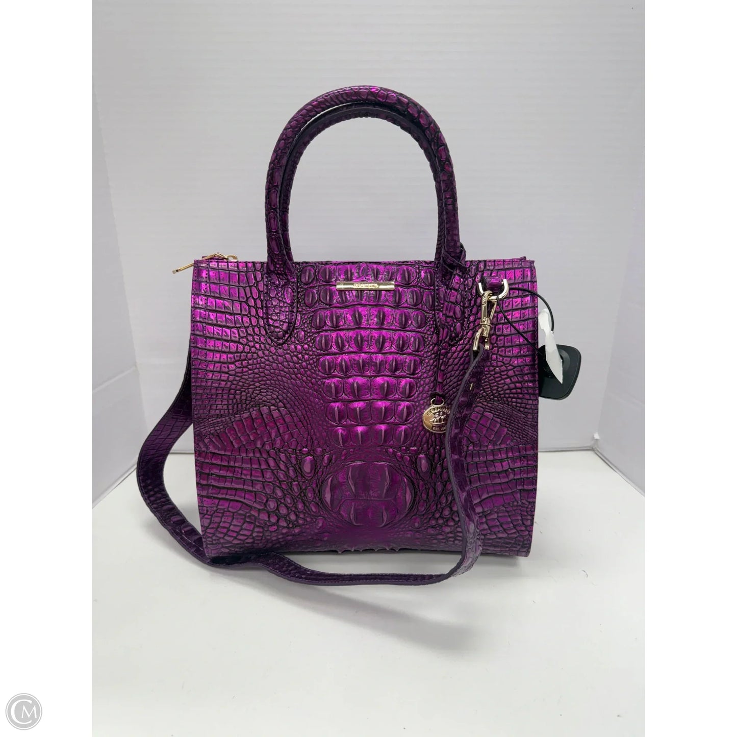 Handbag Designer By Brahmin, Size: Medium