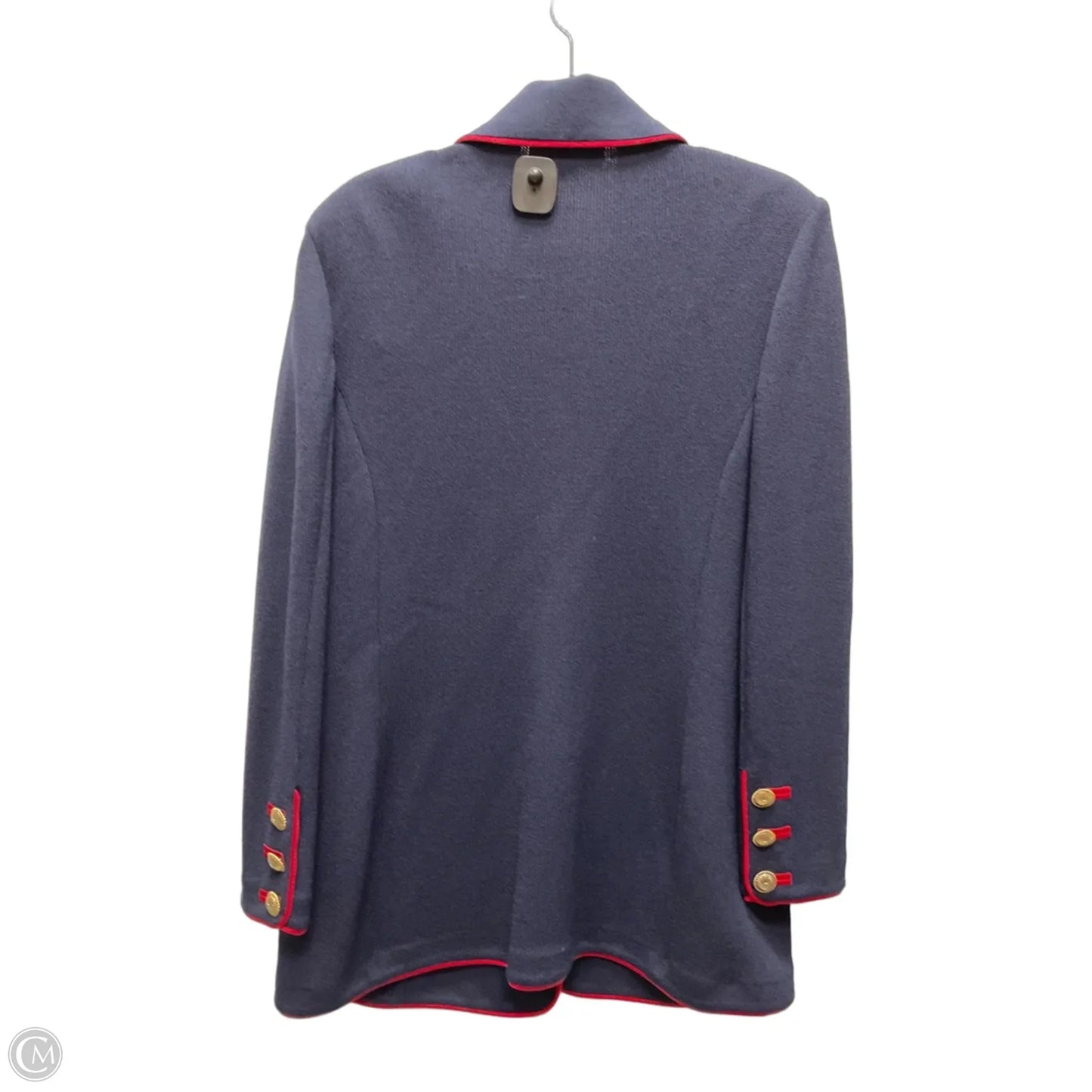Blazer Luxury Designer By St John Collection In Navy, Size: L