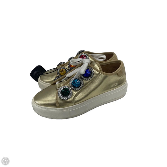 Shoes Designer By Kurt Geiger In Gold, Size: 6.5