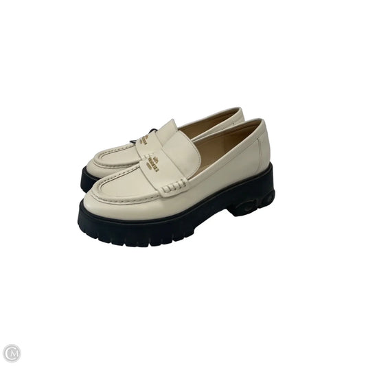 Shoes Designer By Coach In Cream, Size: 6