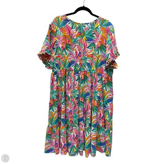 Dress Casual Short By Shein In Multi-colored, Size: 3x