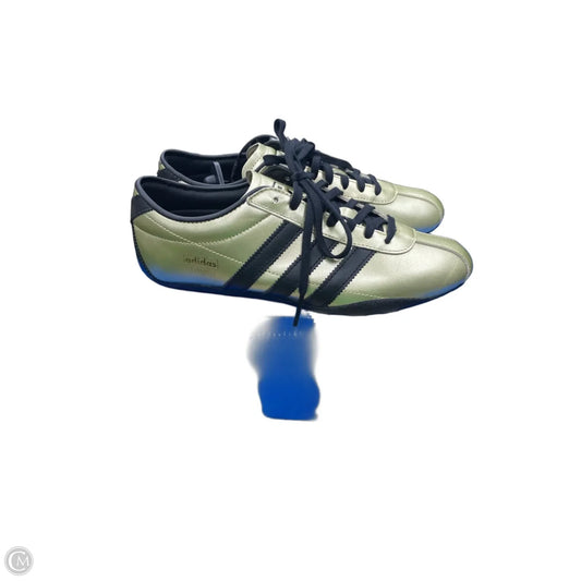 Shoes Sneakers By Adidas In Black & Green, Size: 8.5