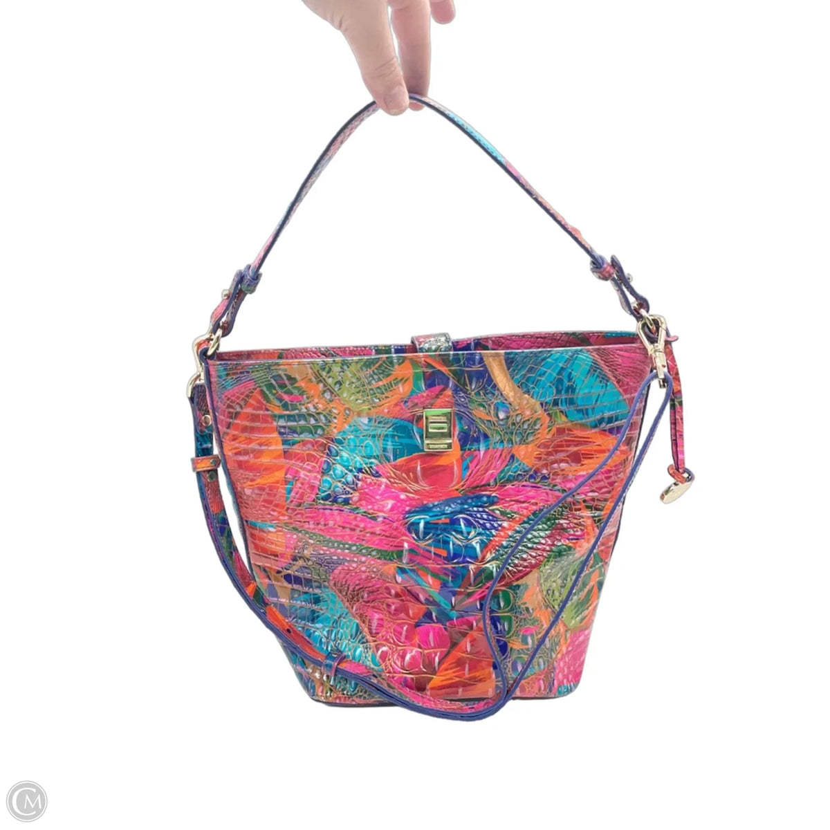 Handbag Designer By Brahmin, Size: Large