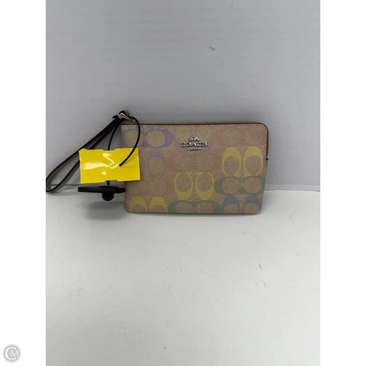 Wristlet Designer By Coach, Size: Medium