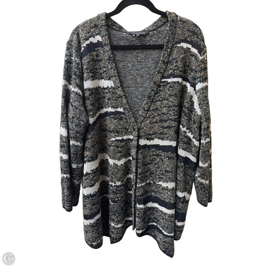 Sweater Cardigan By Ming Wang In Multi-colored, Size: 3x