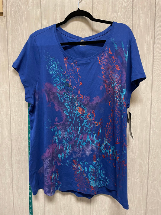 Top Short Sleeve By Daisy Fuentes  Size: 3x
