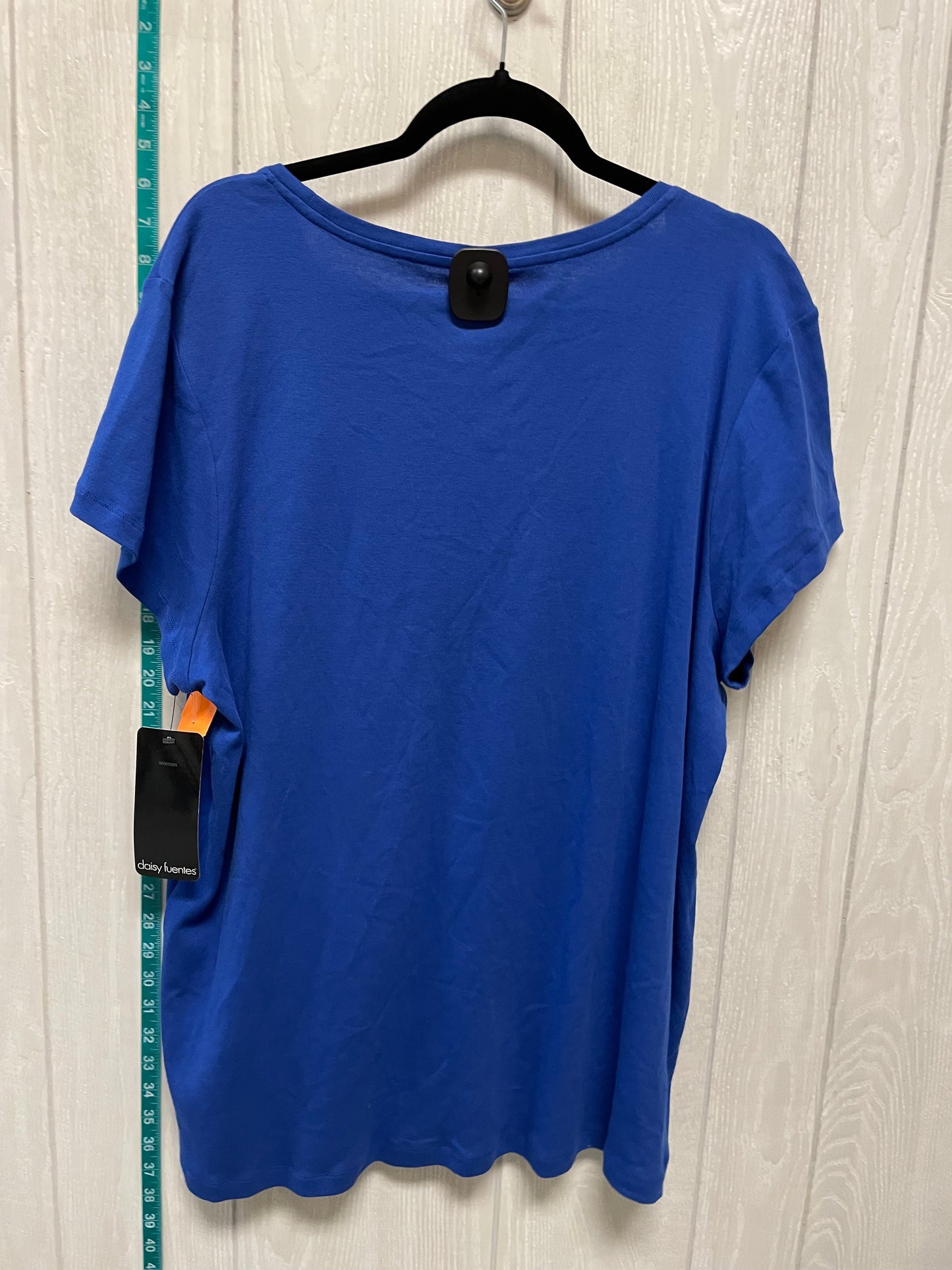 Top Short Sleeve By Daisy Fuentes  Size: 3x