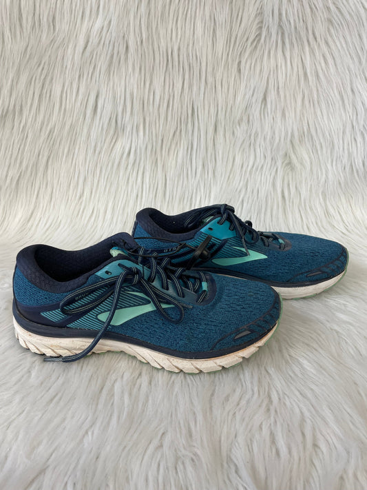 Blue Green Shoes Athletic Brooks, Size 9.5