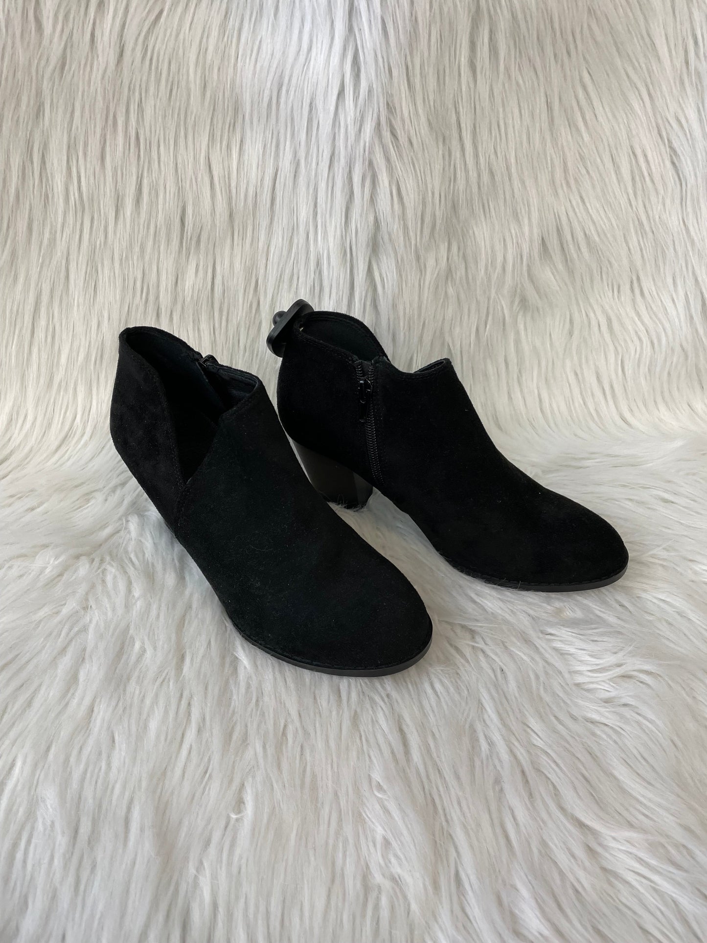 Black Boots Ankle Heels Clothes Mentor, Size 8