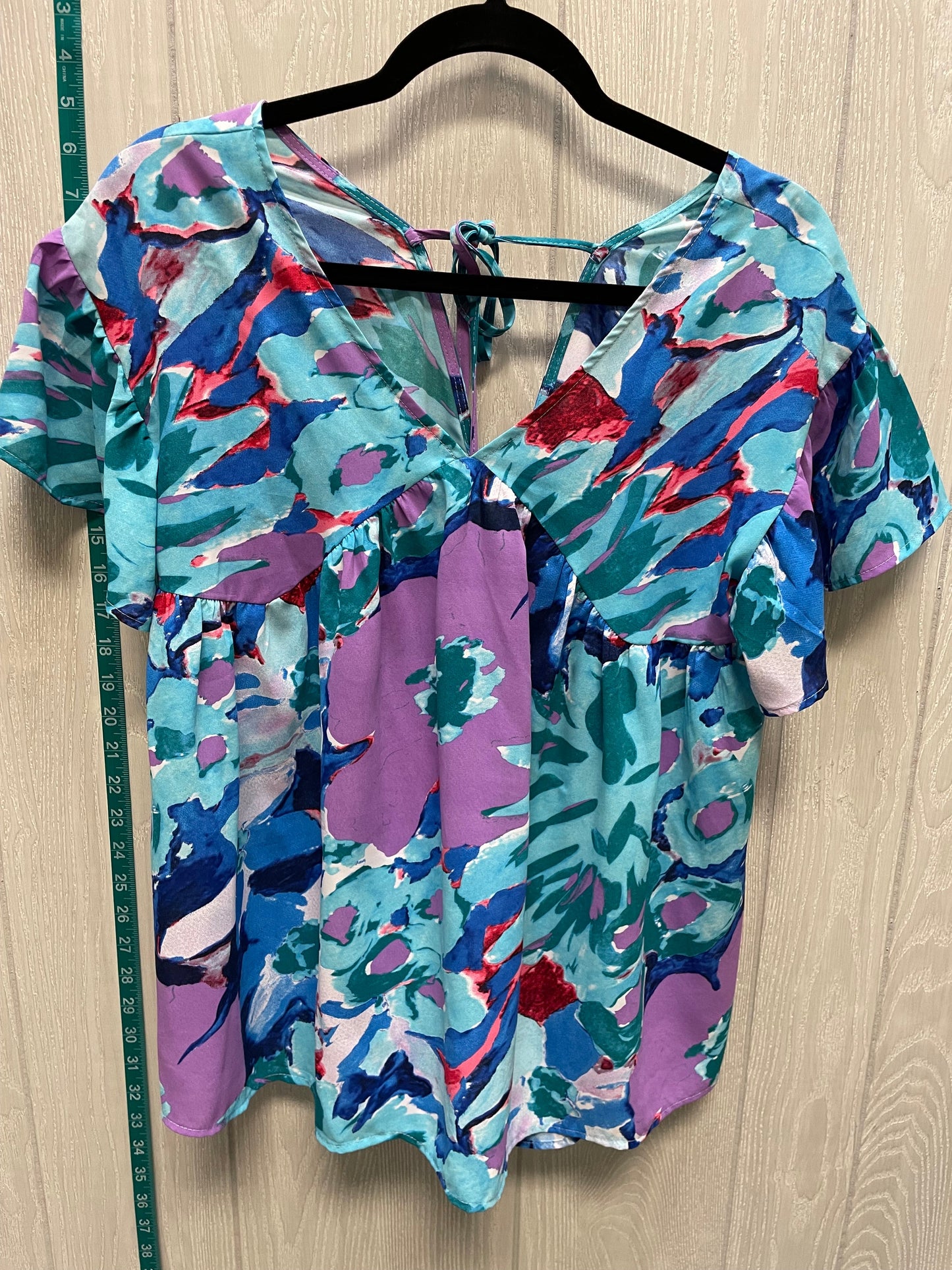 Multi-colored Top Short Sleeve Cme, Size S