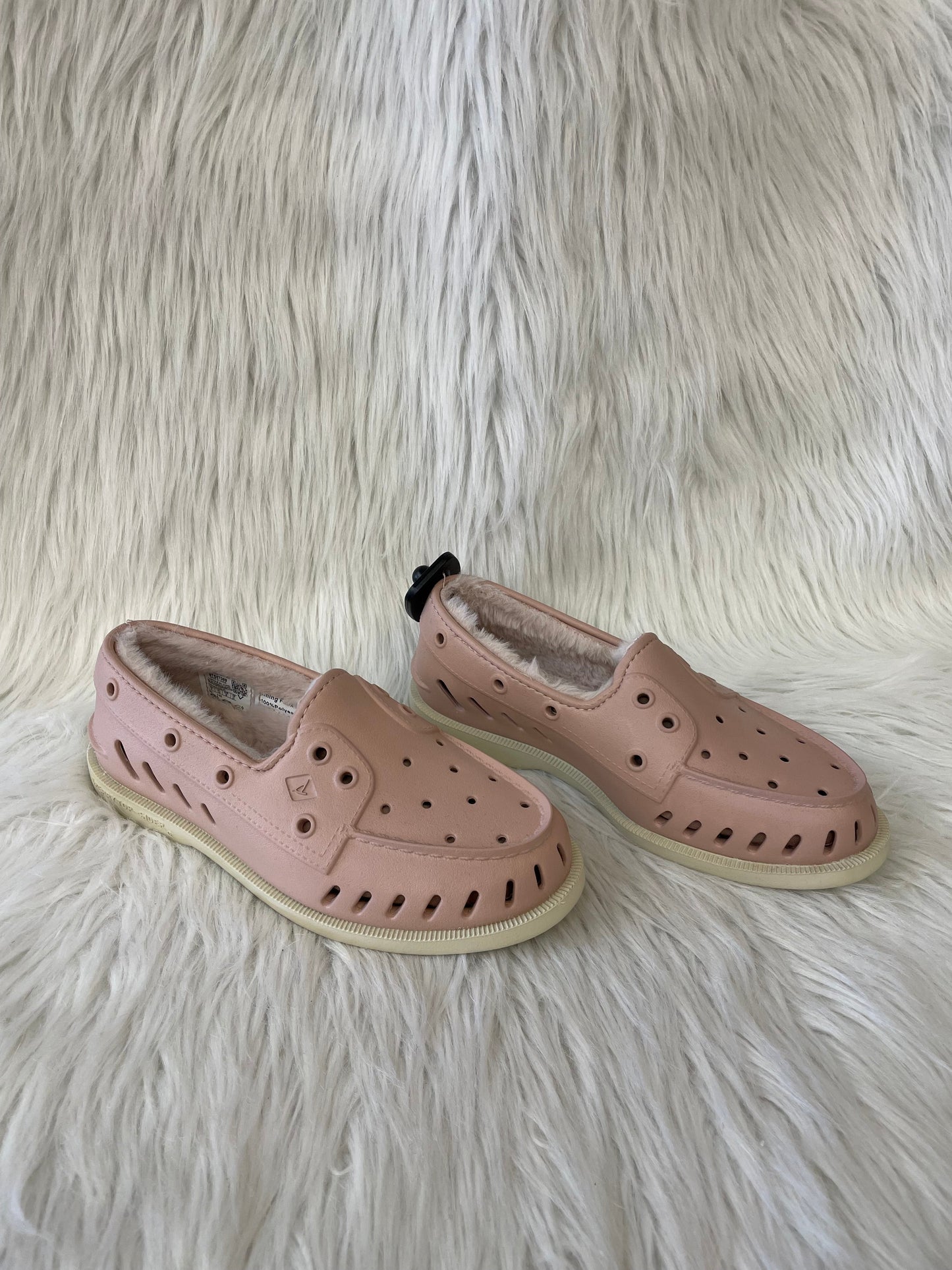 Pink Shoes Flats Sperry, Size 6