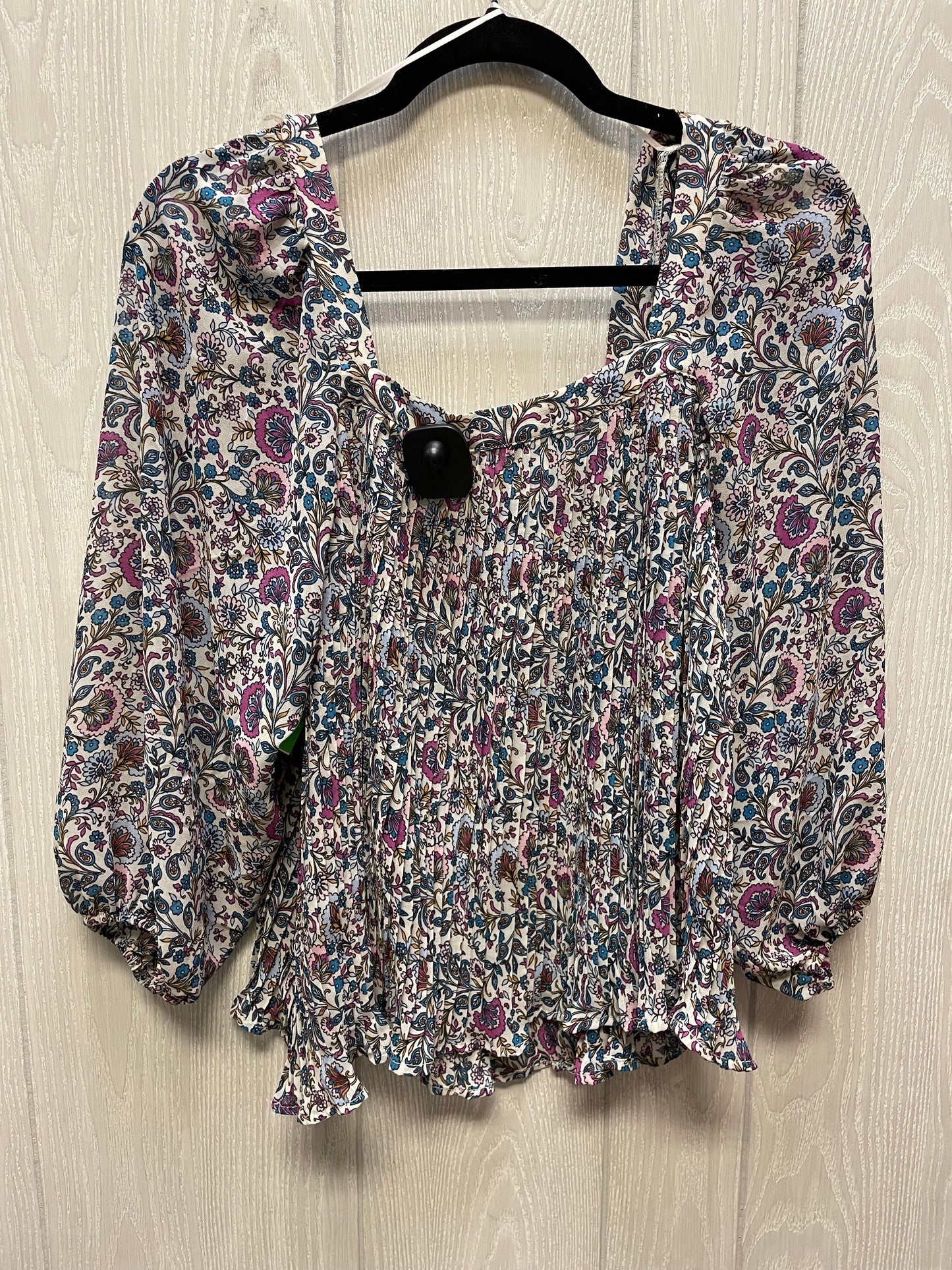 Blouse Long Sleeve By Dear John In Floral Print, Size: S