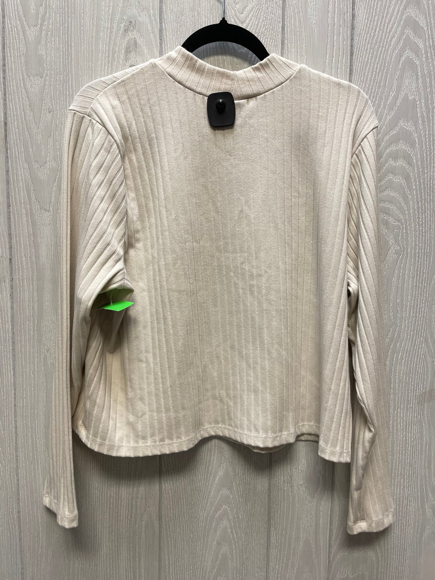 Top Long Sleeve By Old Navy In Tan, Size: 2x