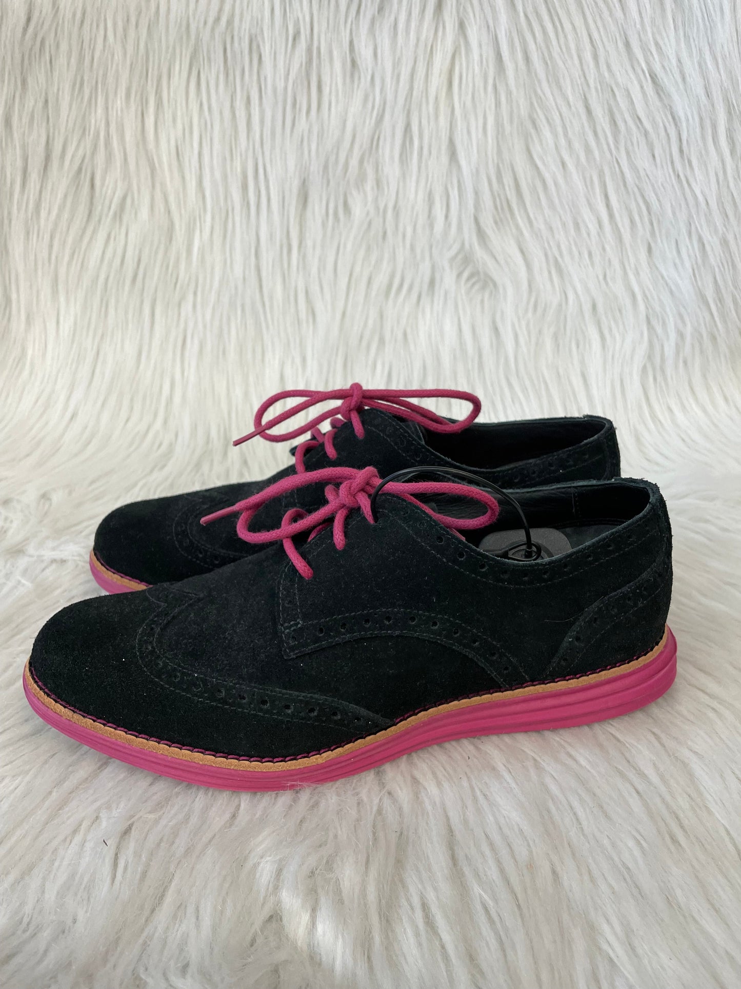 Shoes Flats By Cole-haan In Black & Pink, Size: 7