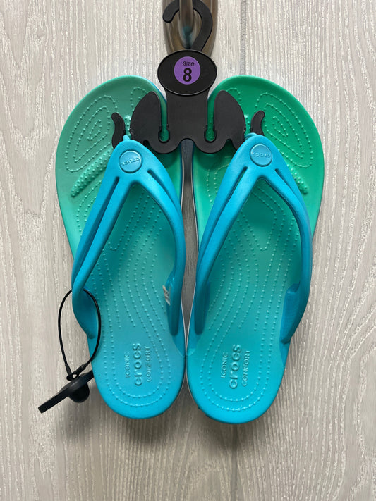 Sandals Flip Flops By Crocs  Size: 8