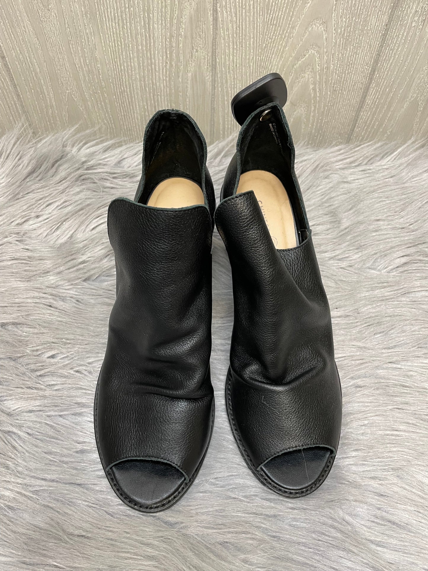 Black Shoes Heels Block Chinese Laundry, Size 10