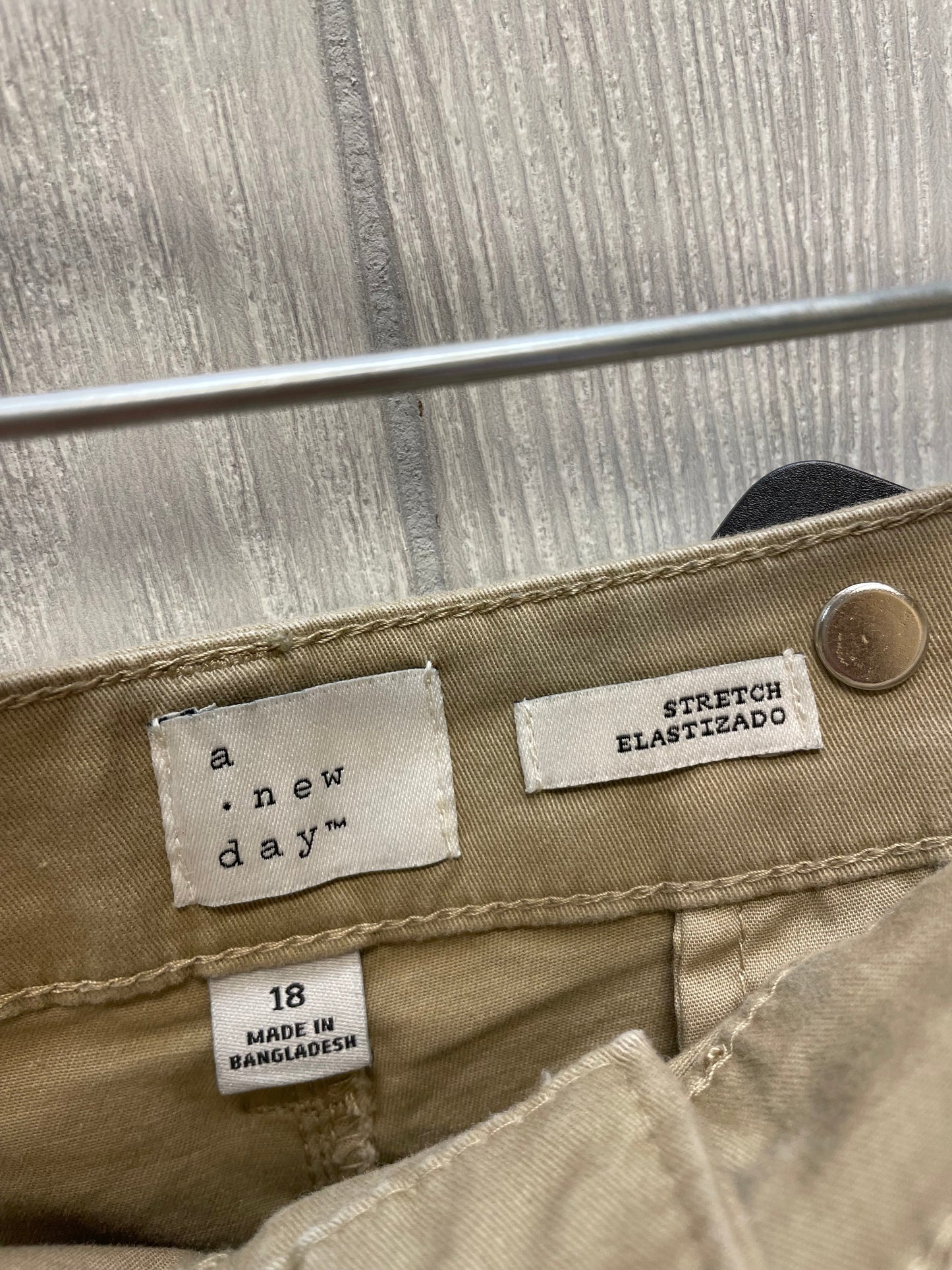 Tan Shorts A New Day, Size 18