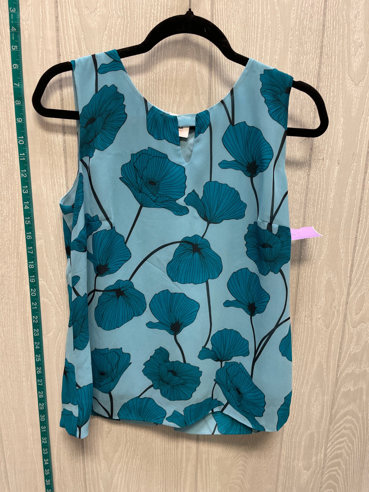 Floral Print Blouse Sleeveless Cabi, Size S