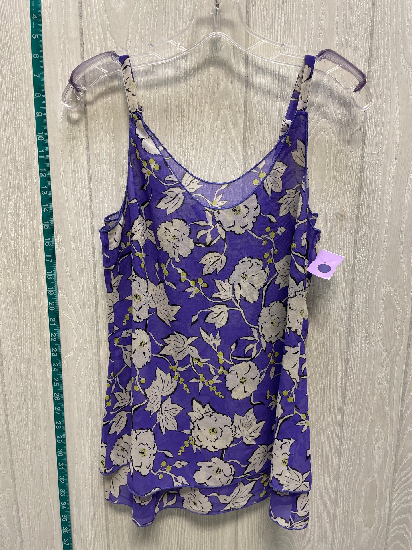 Floral Print Top Sleeveless Cabi, Size Xs