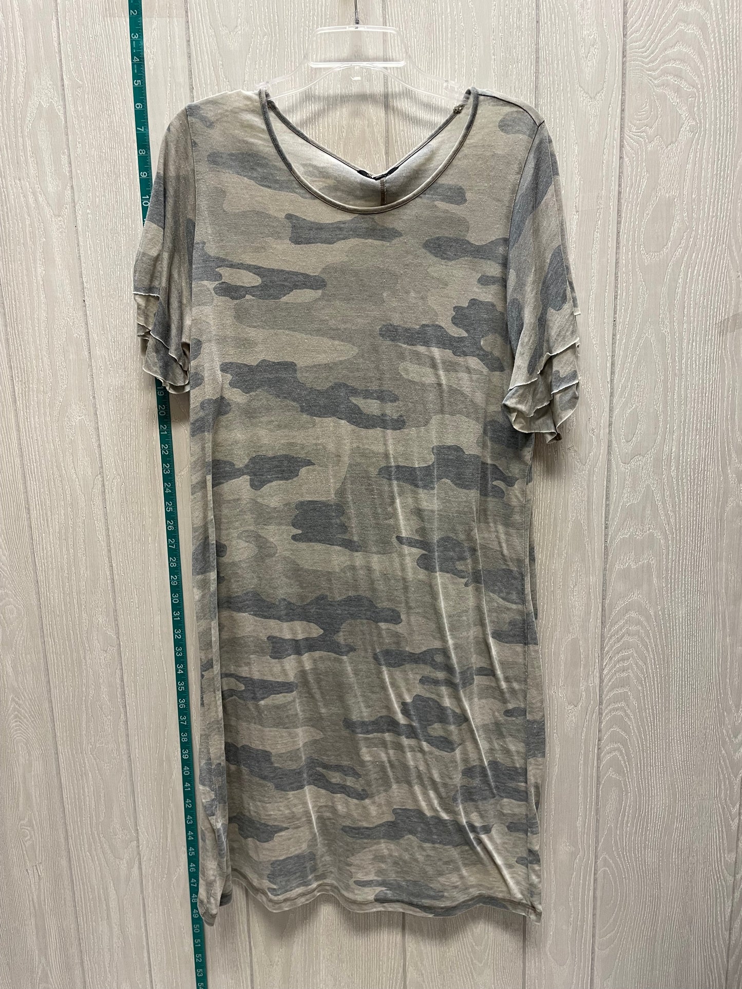 Camouflage Print Dress Casual Midi Lucky Brand, Size 1x