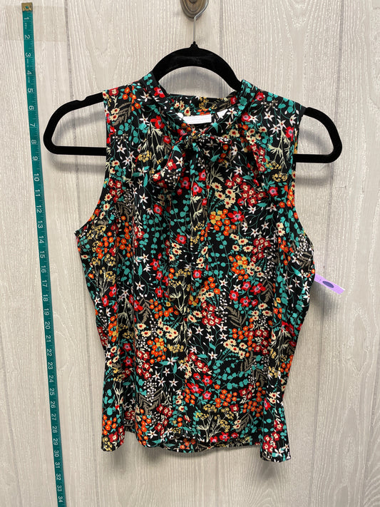 Floral Print Blouse Sleeveless New York And Co, Size S