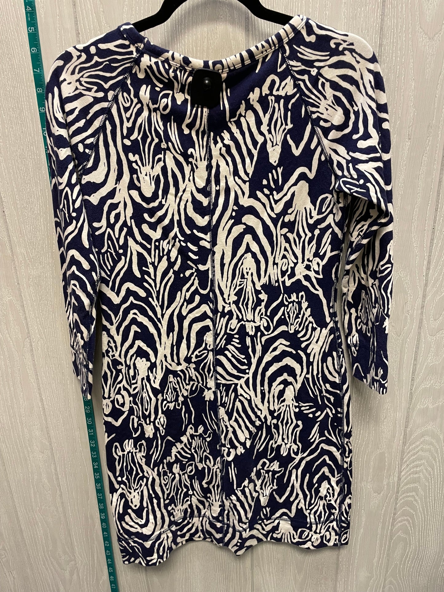 Blue & White Dress Casual Short Lilly Pulitzer, Size S