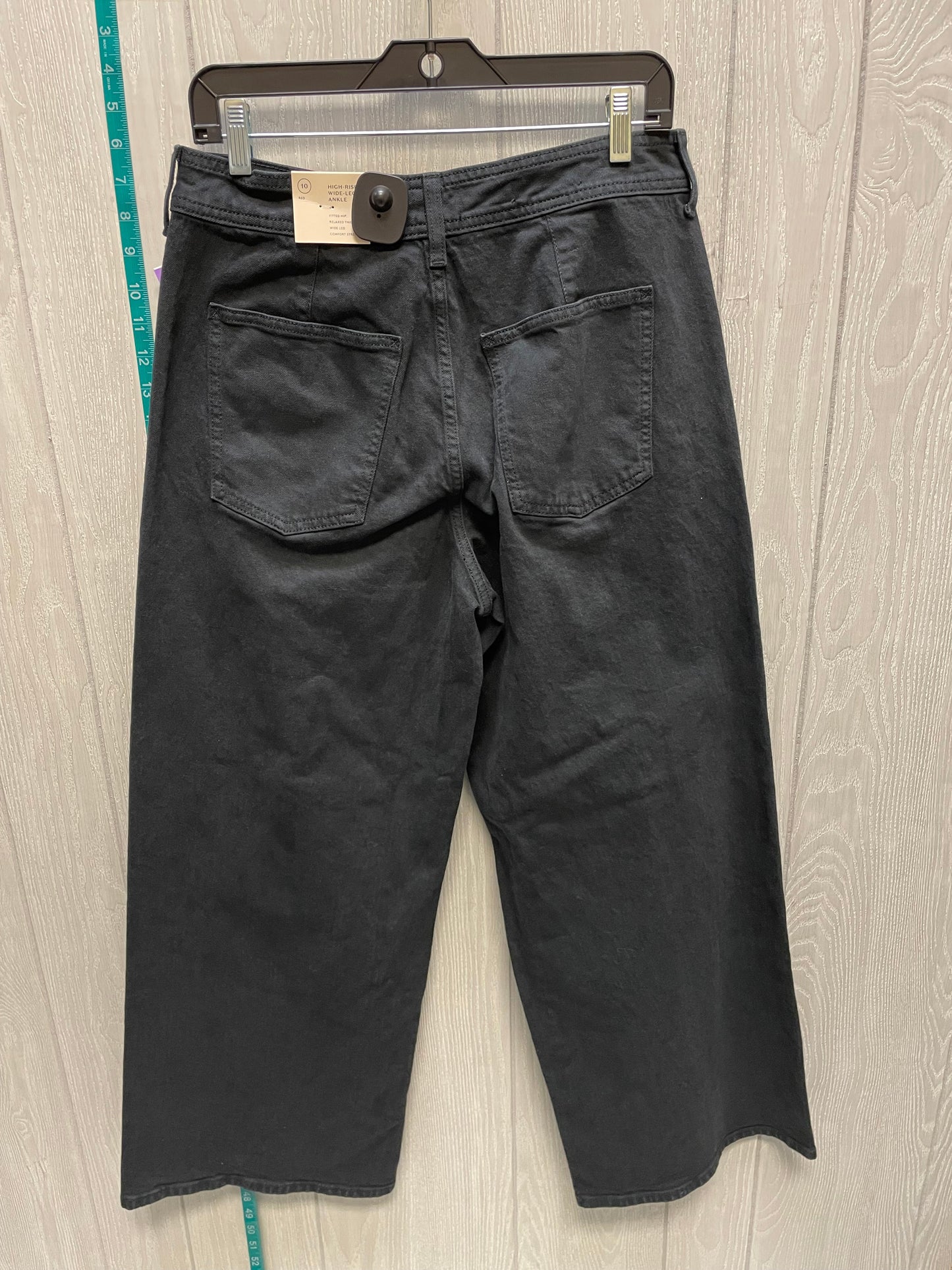 Black Denim Jeans Wide Leg Universal Thread, Size 10