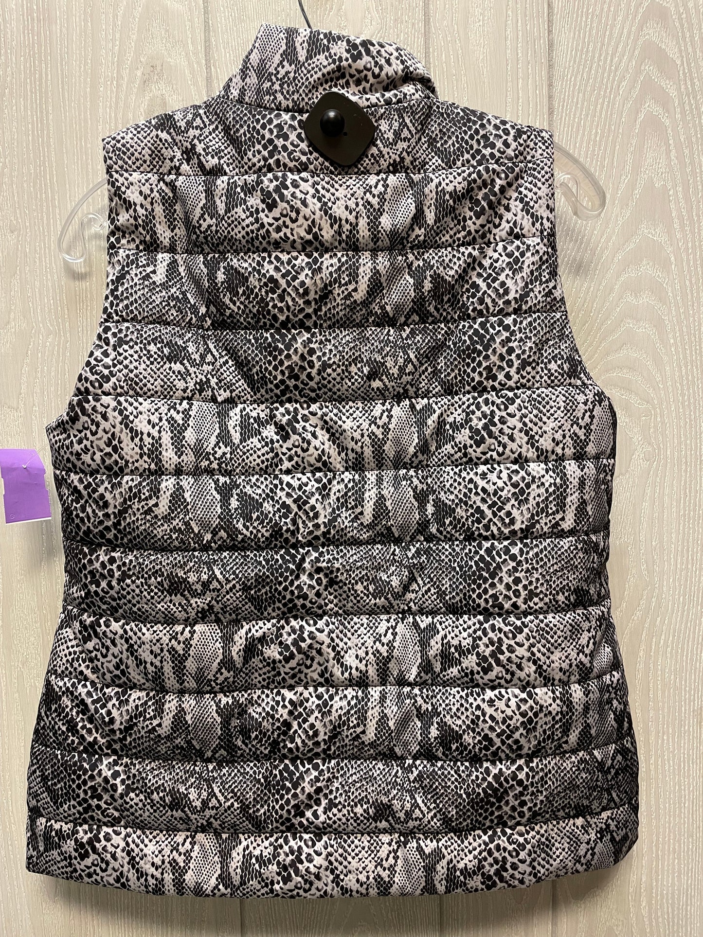 Vest Puffer & Quilted By Michael By Michael Kors In Snakeskin Print, Size: S