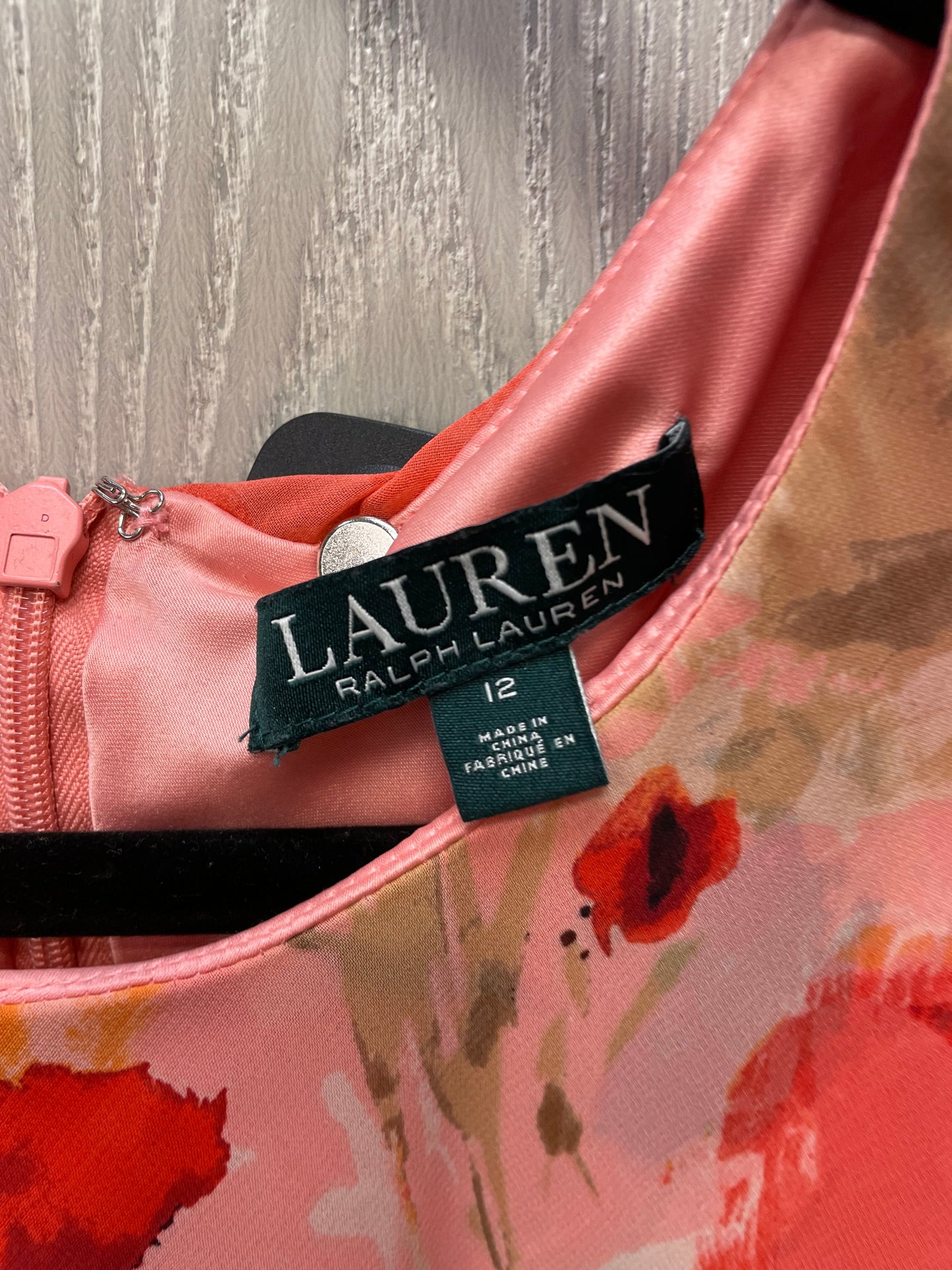 Dress Casual Short By Lauren By Ralph Lauren In Floral Print, Size: L