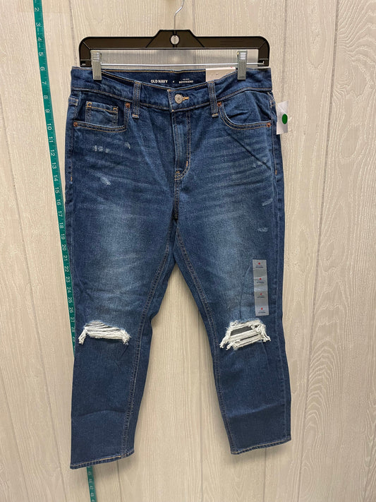 Blue Denim Jeans Boyfriend Old Navy, Size 4