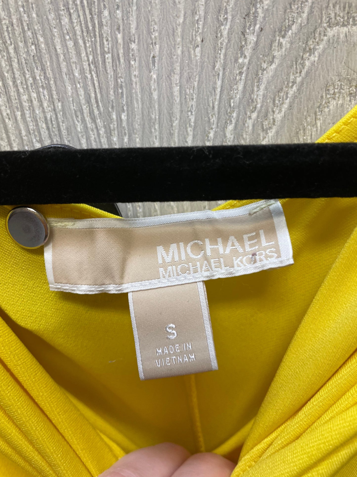 Dress Casual Short By Michael By Michael Kors In Yellow, Size: S