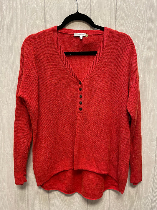 Sweater By Madewell In Red, Size: M