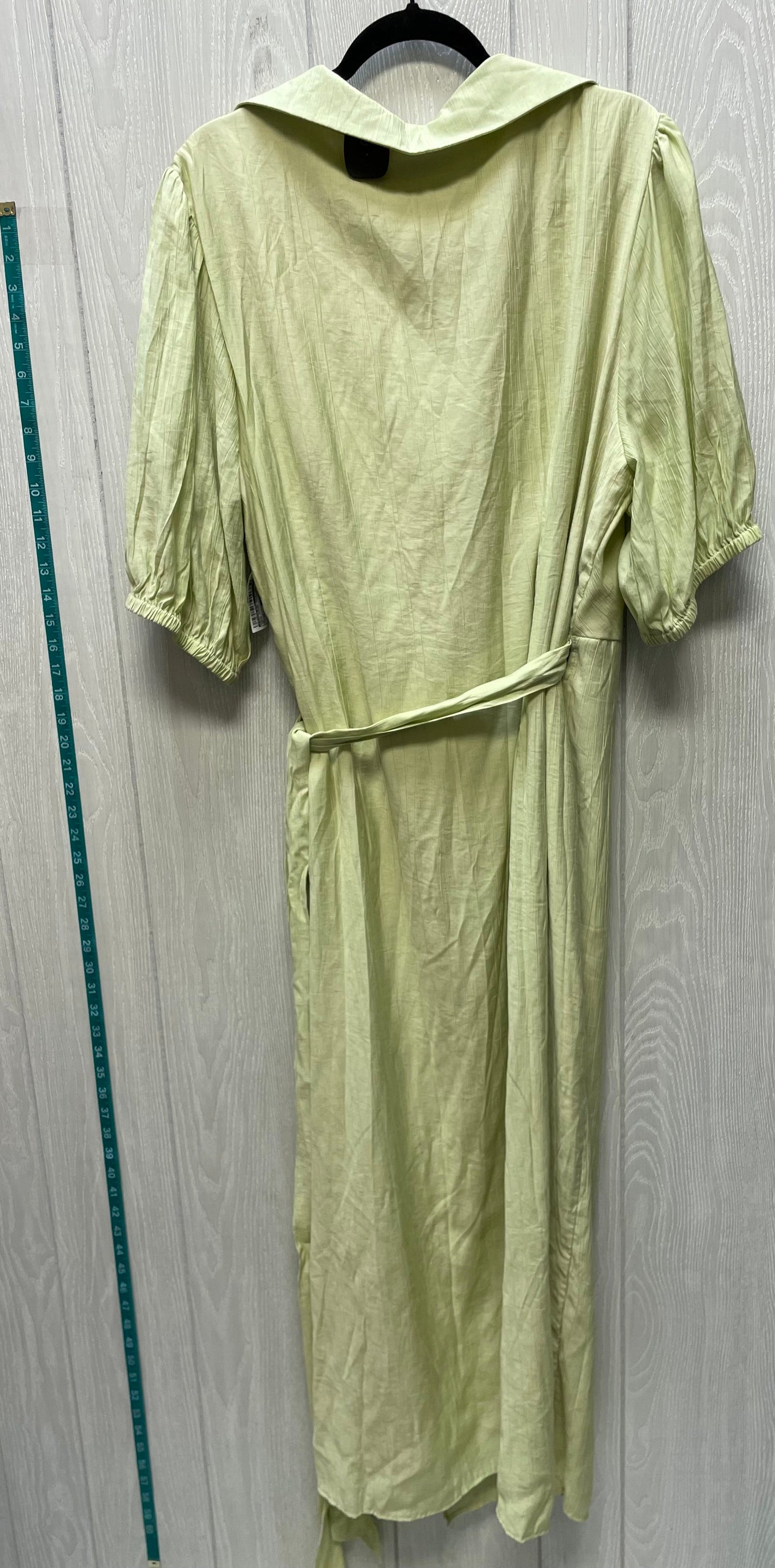 Dress Casual Maxi By Fashion Nova In Green, Size: 3x