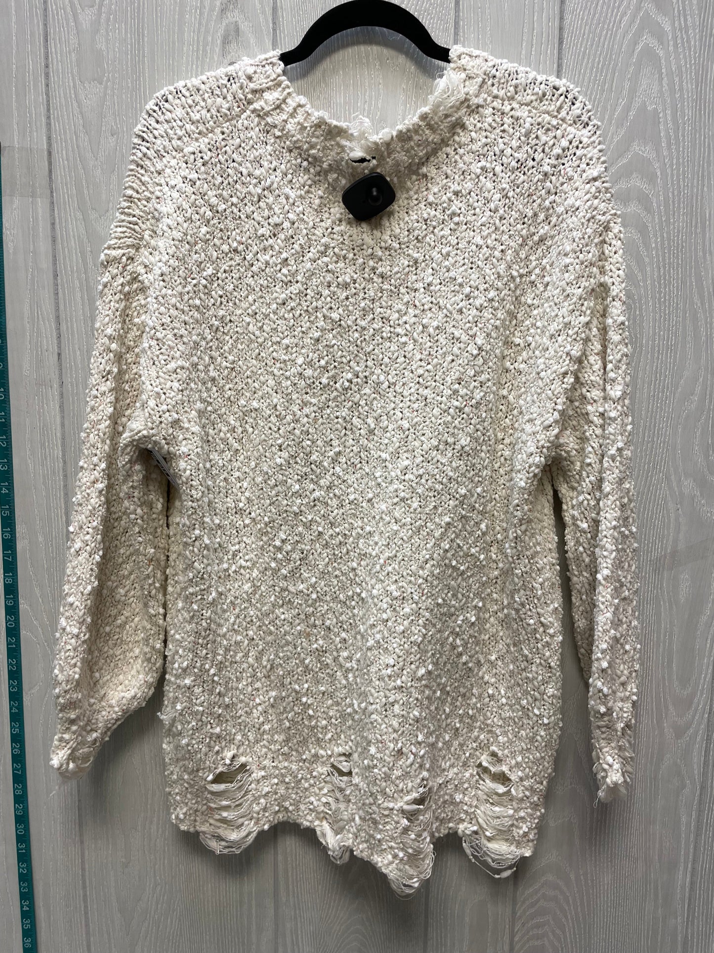 Sweater By Ann Taylor In Black & White, Size: L