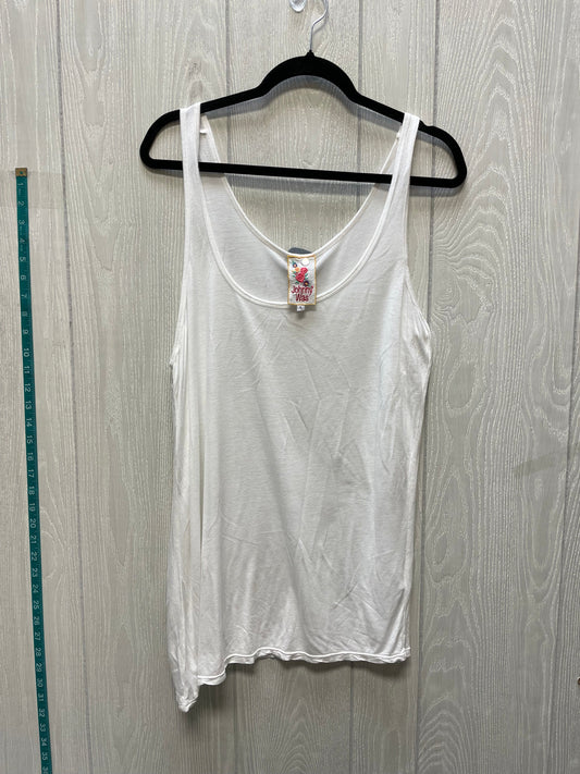 Tank Top By Johnny Was In White, Size: L