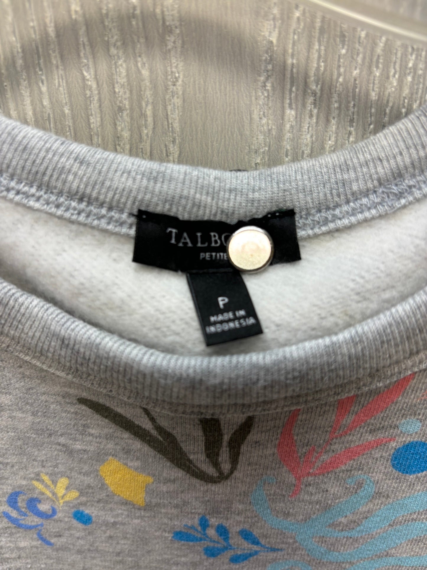 Sweatshirt Crewneck By Talbots In Multi-colored, Size: Xs