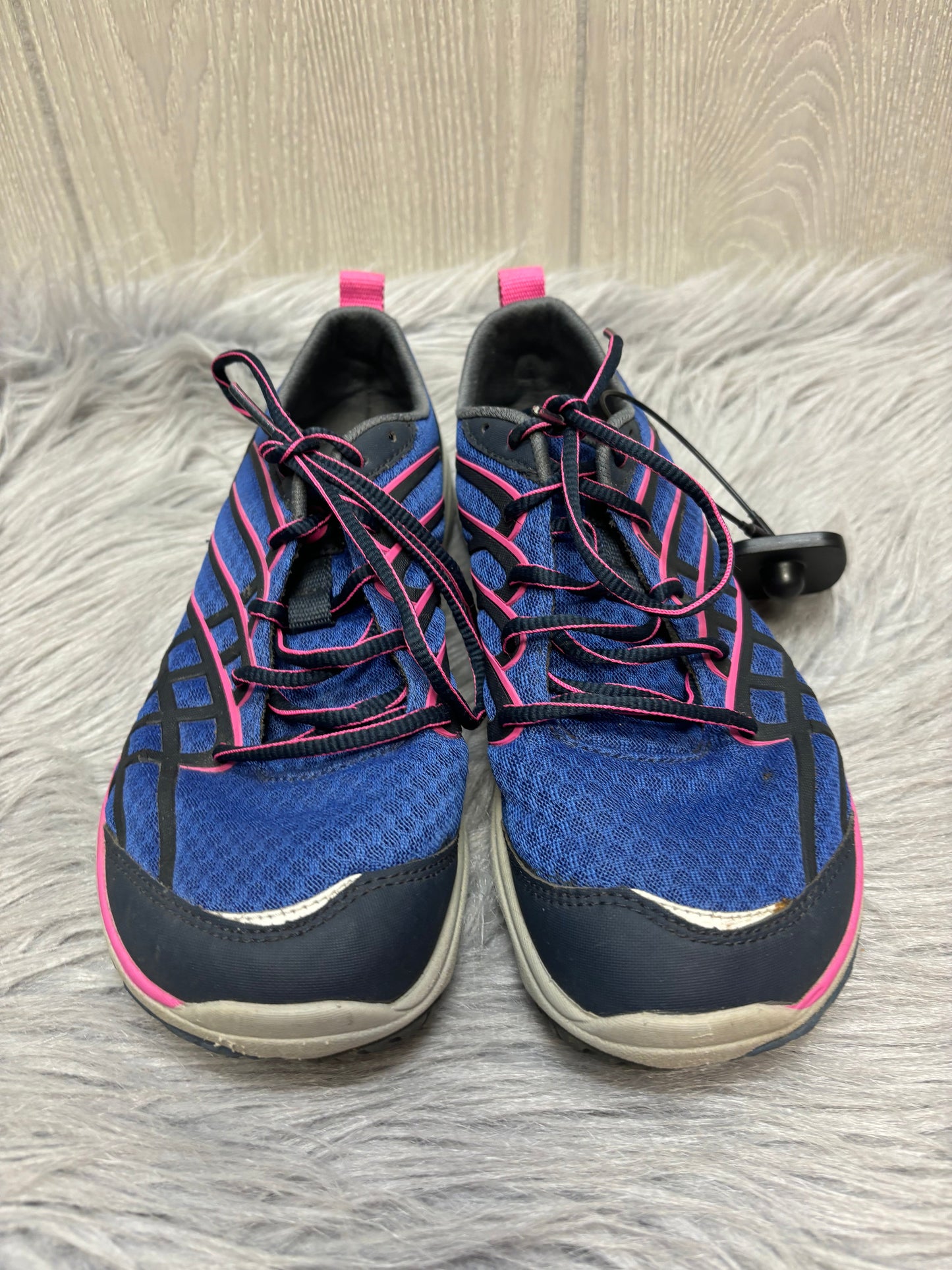 Shoes Sneakers By Merrell In Blue & Pink, Size: 8.5