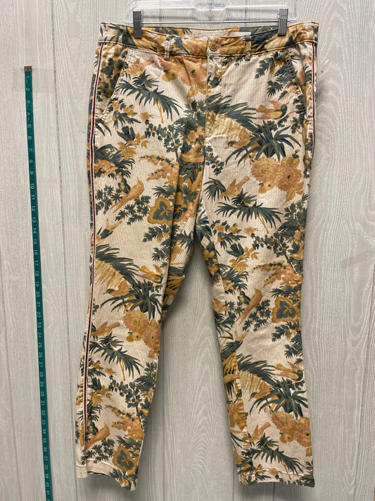 Pants Chinos & Khakis By Anthropologie In Floral Print, Size: 14