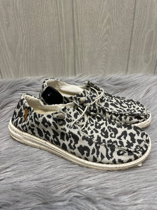 Shoes Sneakers By Hey Dude In Animal Print, Size: 10