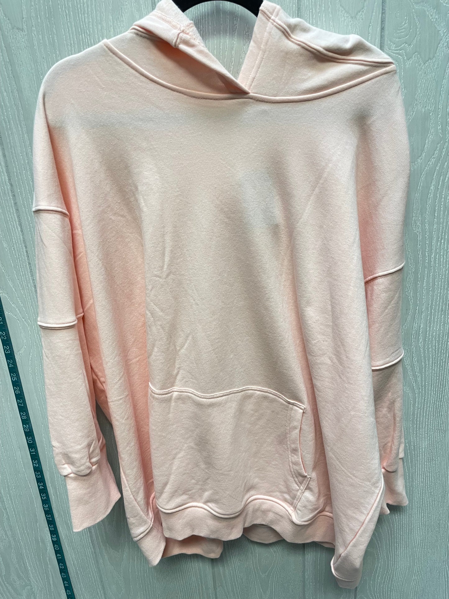 Sweatshirt Hoodie By SOCIETIE In Pink, Size: 1x