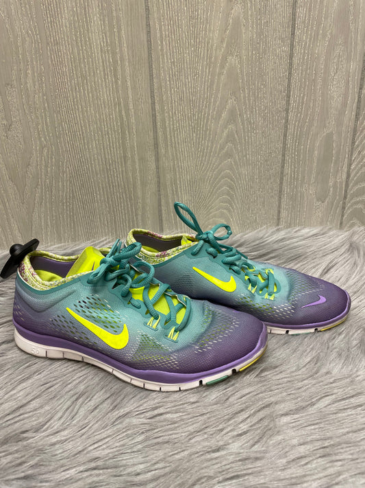 Shoes Athletic By Nike In Green & Purple, Size: 8