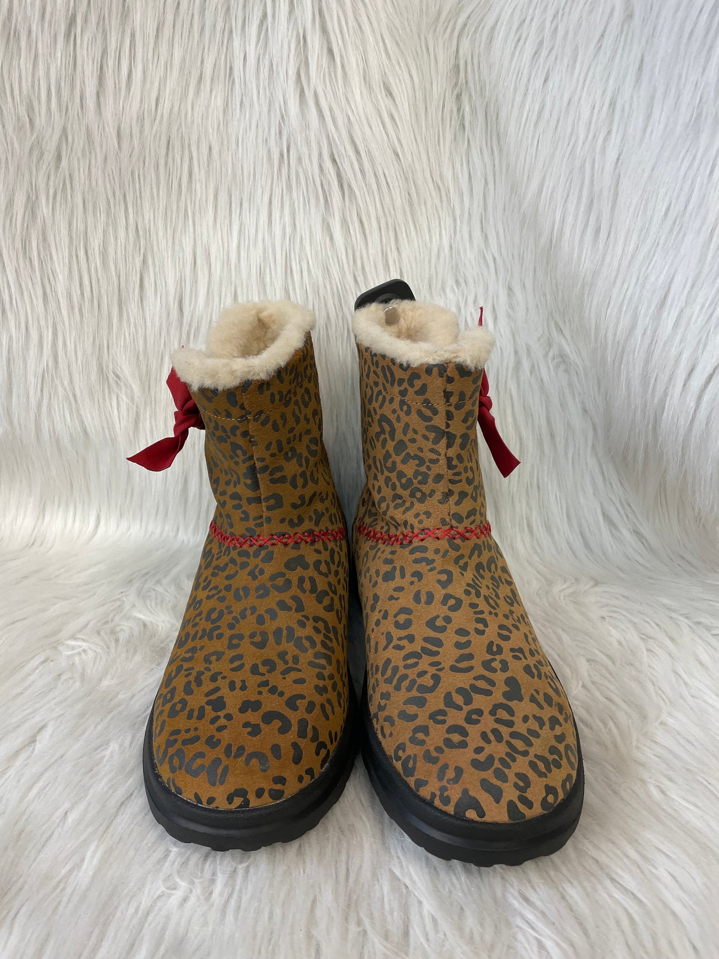 Boots Designer By Ugg In Animal Print, Size: 7