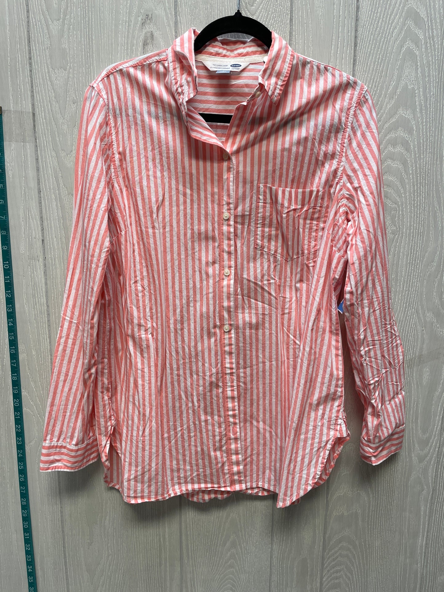 Top Long Sleeve By Old Navy In Striped Pattern, Size: L