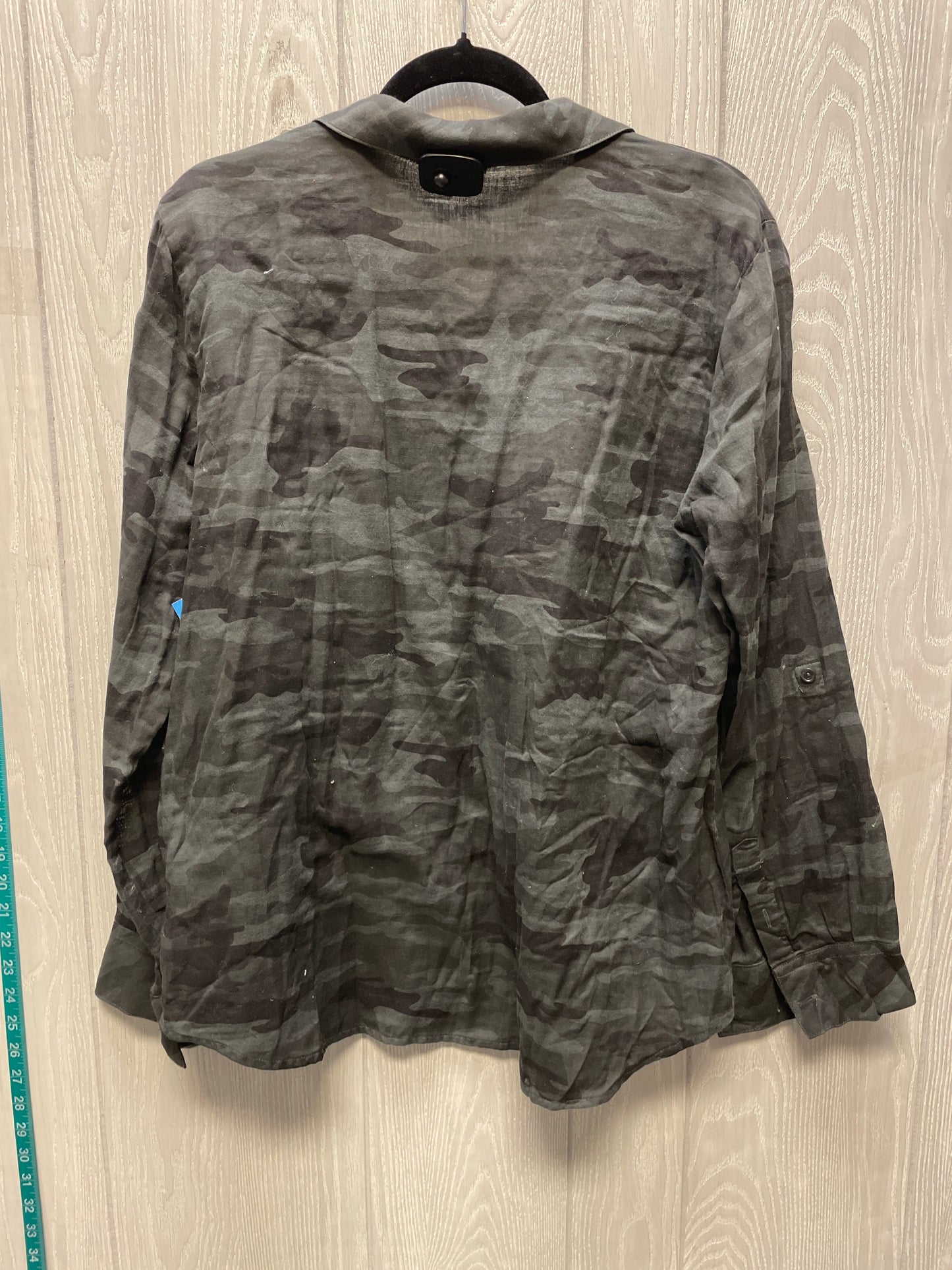 Top Long Sleeve By Sanctuary In Camouflage Print, Size: Xl