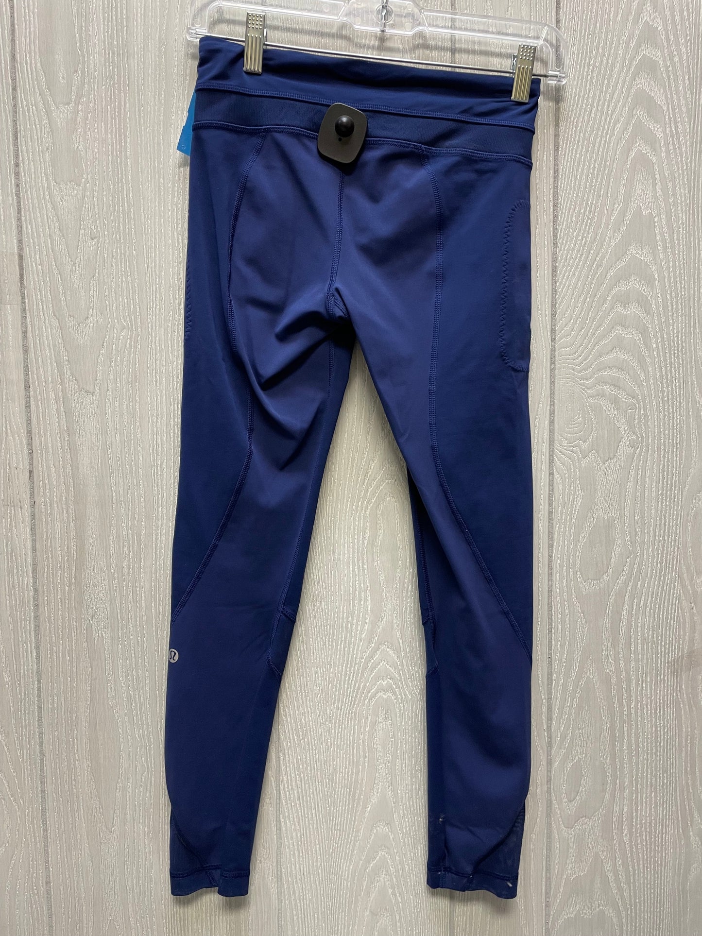 Athletic Leggings By Lululemon In Navy, Size: 4