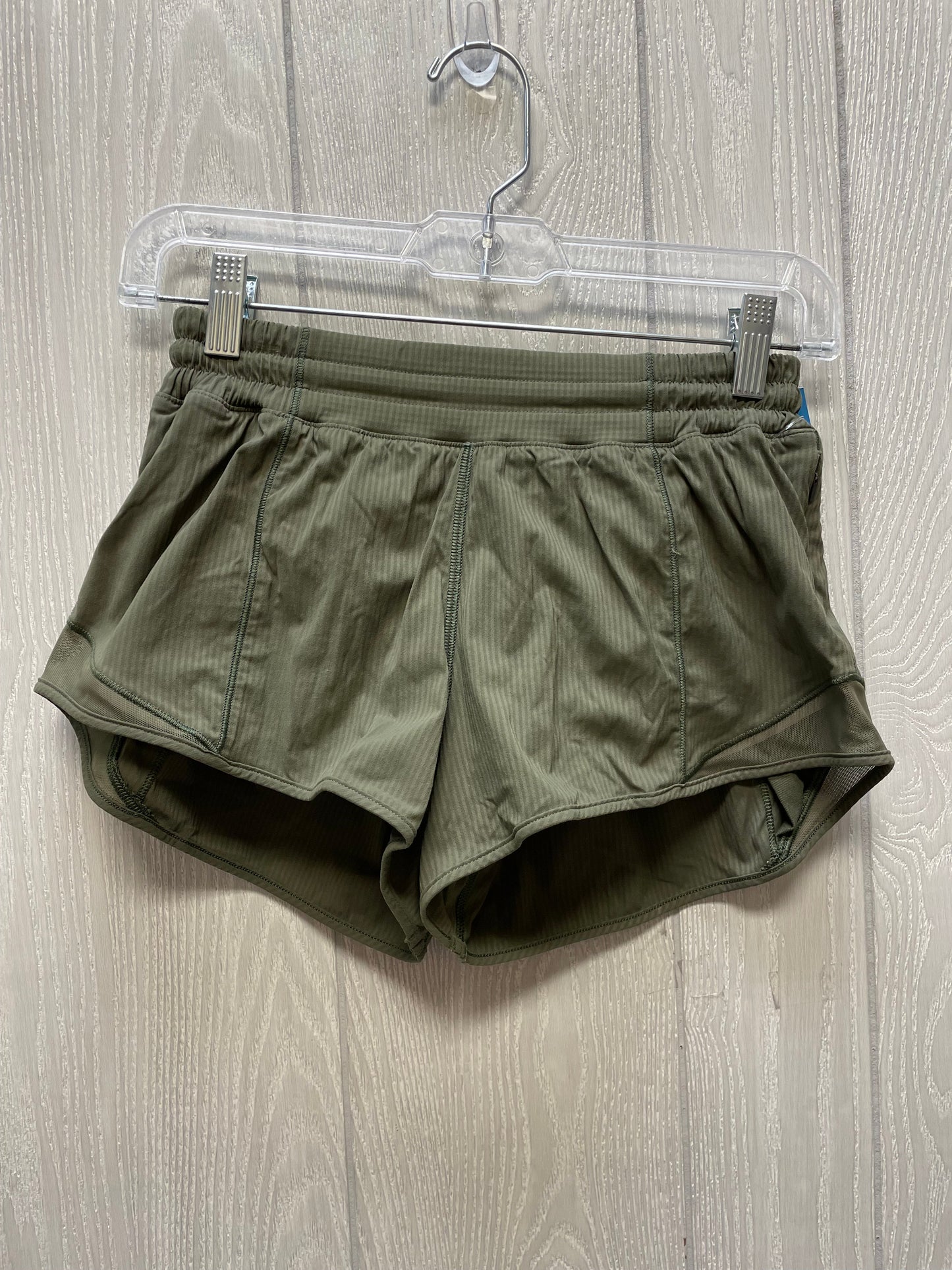 Athletic Shorts By Lululemon In Green, Size: 4