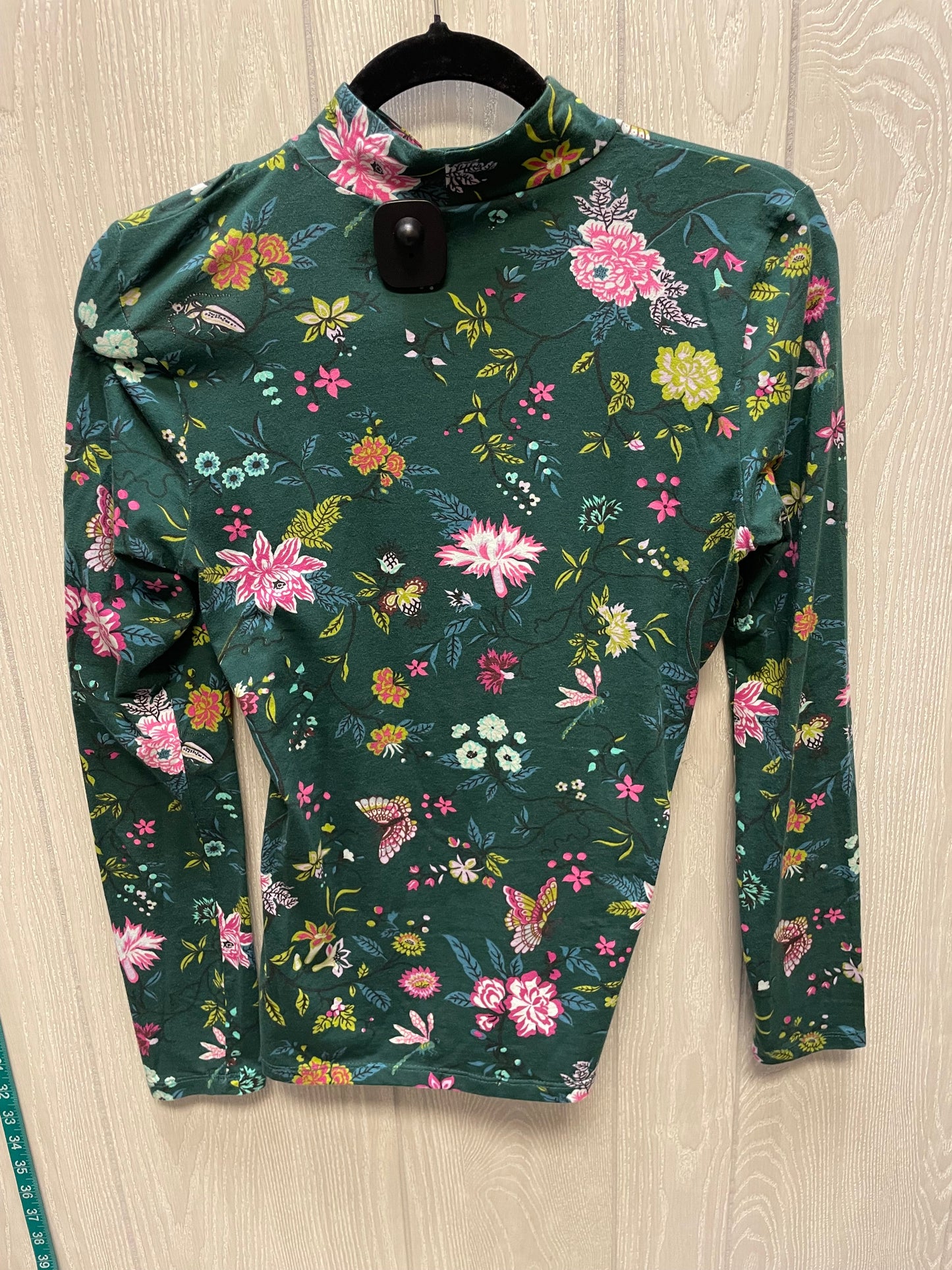 Top Long Sleeve Basic By Maeve In Floral Print, Size: S