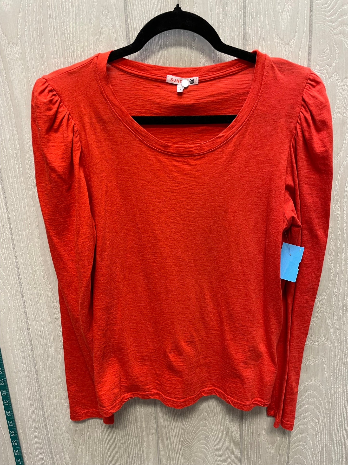 Top Long Sleeve By Sundry In Red, Size: Xs