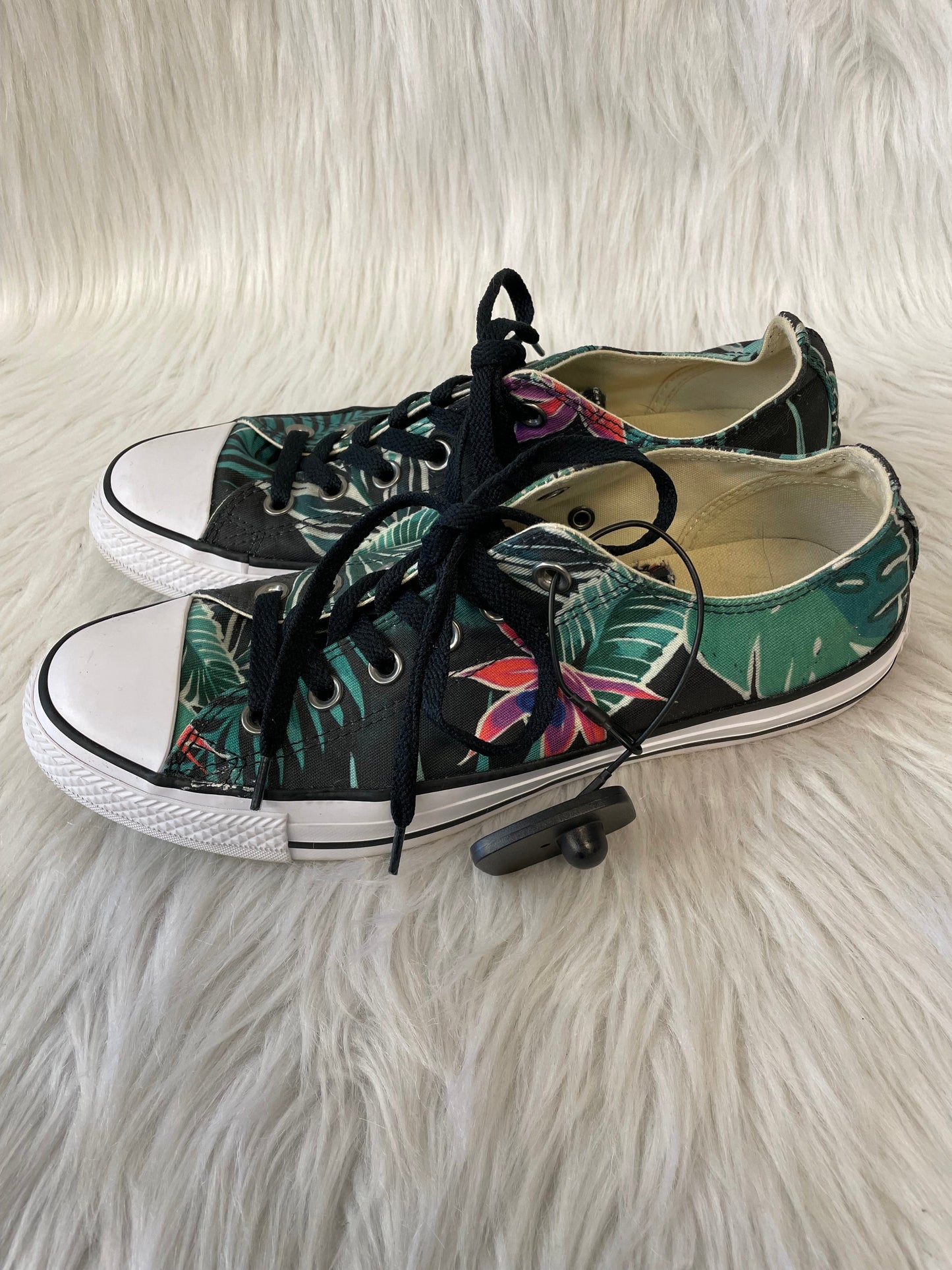 Shoes Sneakers By Converse In Tropical Print, Size: 9