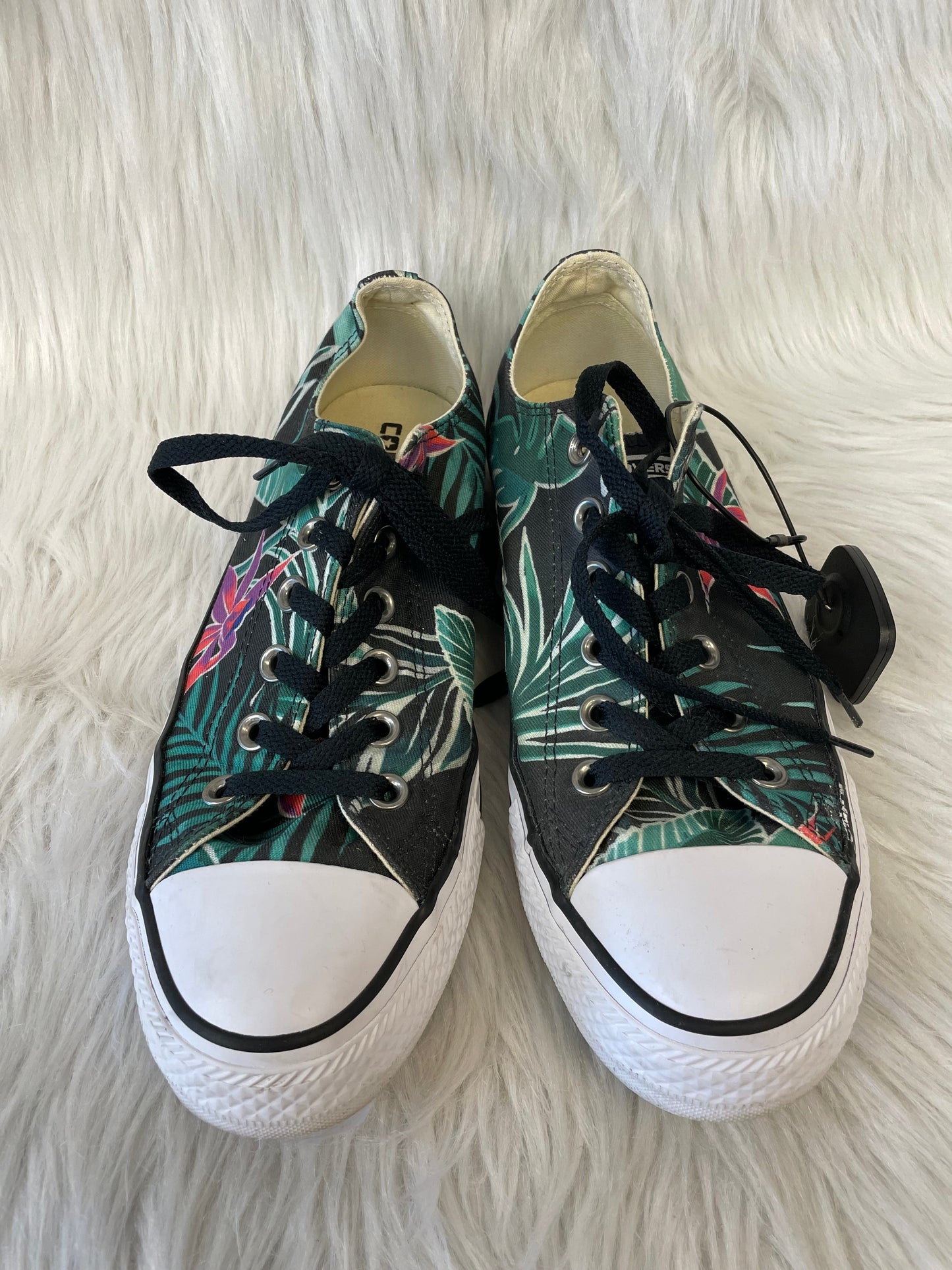 Shoes Sneakers By Converse In Tropical Print, Size: 9